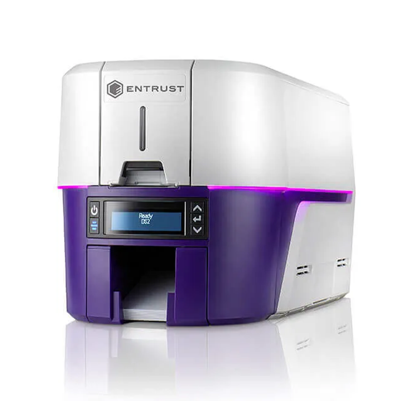 Buy Entrust Sigma DS2 ID Card Printer from RASCO INDIA for secure, cloud-ready, and high-quality ID, access, and event card printing. Serving Delhi, Mumbai, Bangalore, Hyderabad, Chennai, Dubai, Abu Dhabi, Riyadh, Doha, Kuwait City, Cairo, Casablanca, Istanbul, Lagos, Johannesburg, and more. Smart, fast, and reliable.